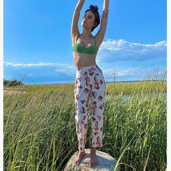 Wyllis Tallulah Willis seashell trousers Sz L - Picture 1 of 10